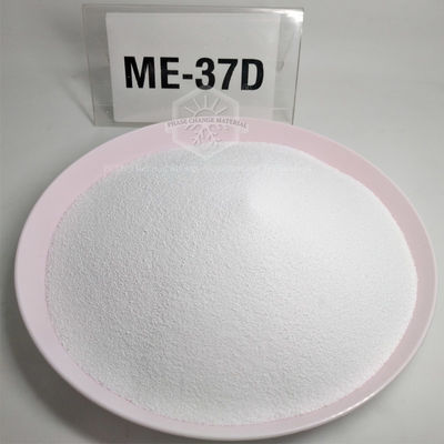 Pó contínuo do material Microencapsulated da mudança de fase aplicado à matéria têxtil