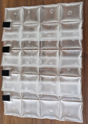 O bloco de gelo do PCM introduz a temperatura corporal de regulamento em condições de trabalho da mistura